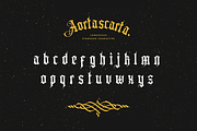 Aortascarta, a Blackletter Font by ilhamtaro (Thumbnail 8 of 13)