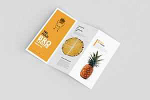 3-Fold Tri-Fold Brochure Mockups