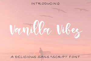 Vanilla Vibes Font Duo