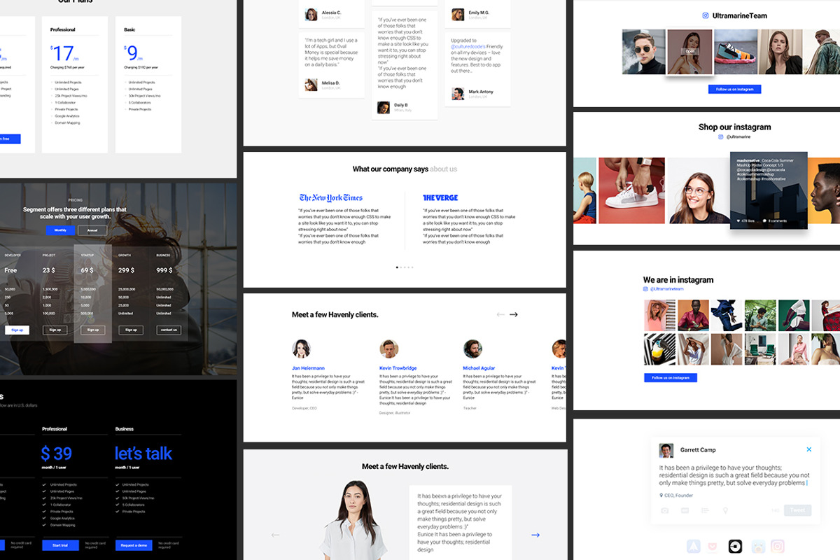 Ultramarine UI Kit, an UI Kit Template by Amirzhanuly (Photo 9 of 10)
