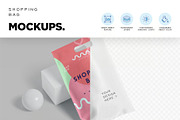 Rectangle Canvas Shopping Bag Mockup, a Packaging Mockup by megostudi0 (Thumbnail 7 of 7)