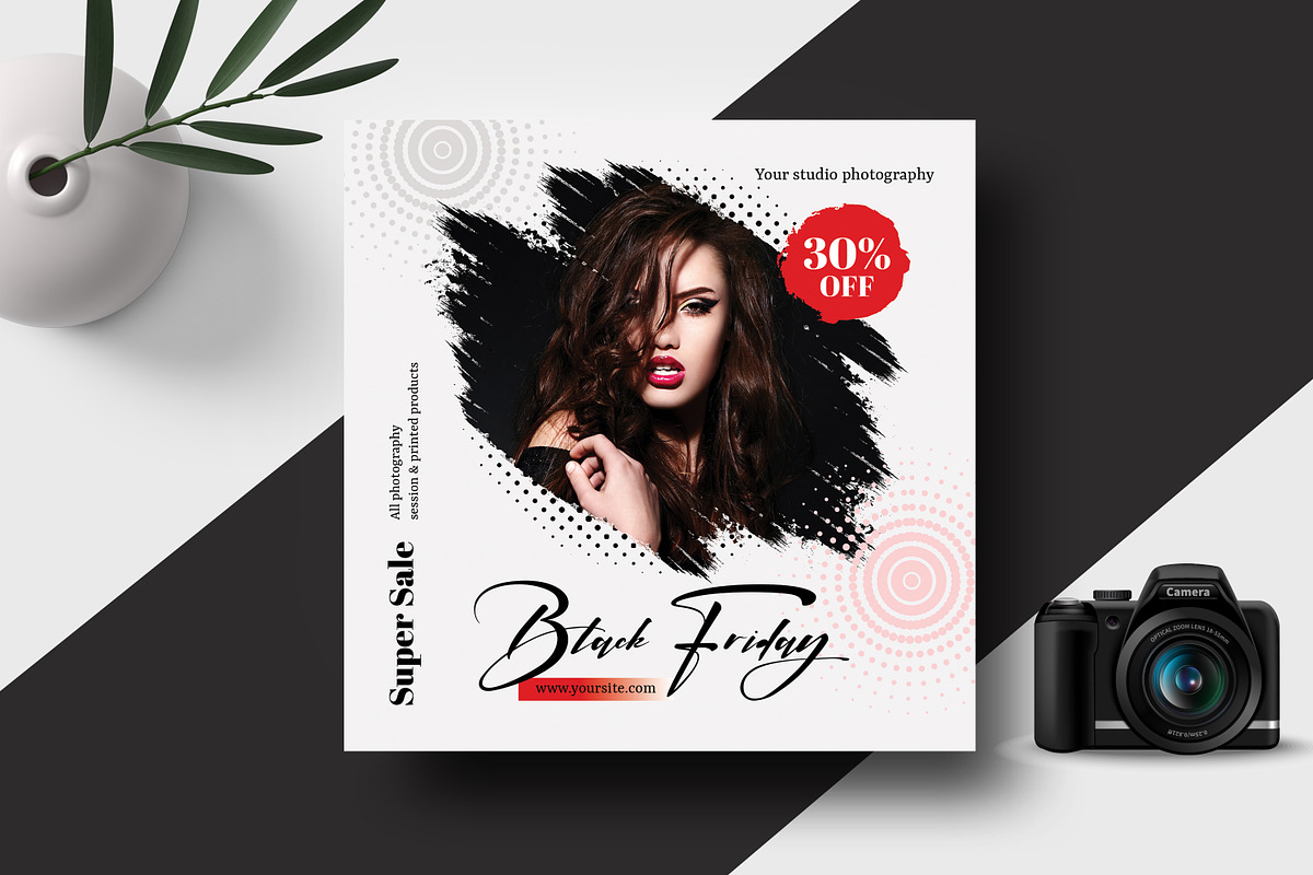 Black Friday Marketing Template, a Stationery Template by Ultimate Template Shop (Photo 1 of 5)
