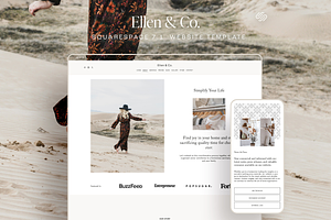 Squarespace Website Template