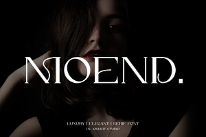 Moend - Luxury Font