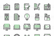 50 Schooling Green & Black Icons, an Icon by IconBunny (Thumbnail 2 of 2)