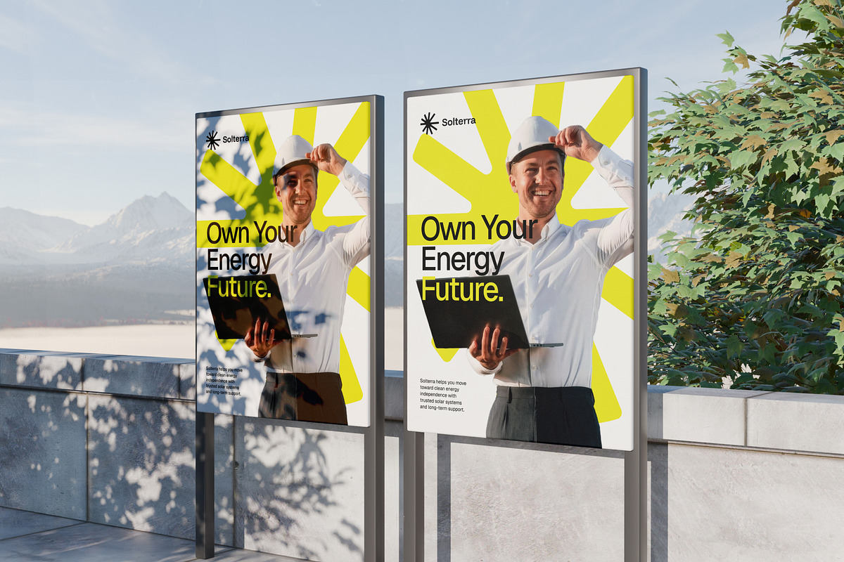 Vertical Outdoor Poster Mockup, an Advertising Mockup by SLAB! Design (Photo 6 of 7)