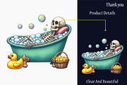 Whimsical Skeleton PNG Bundle, a Graphic by designcity5 (Thumbnail 5 of 5)