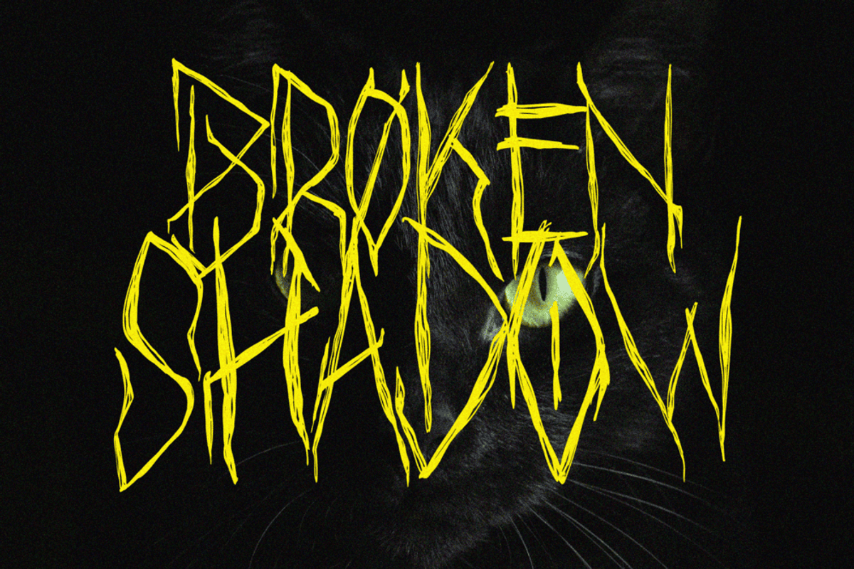 BLACK SINISTER — Horror Black Metal, a Handwritten Font by Enxyclo Studio (Photo 8 of 12)