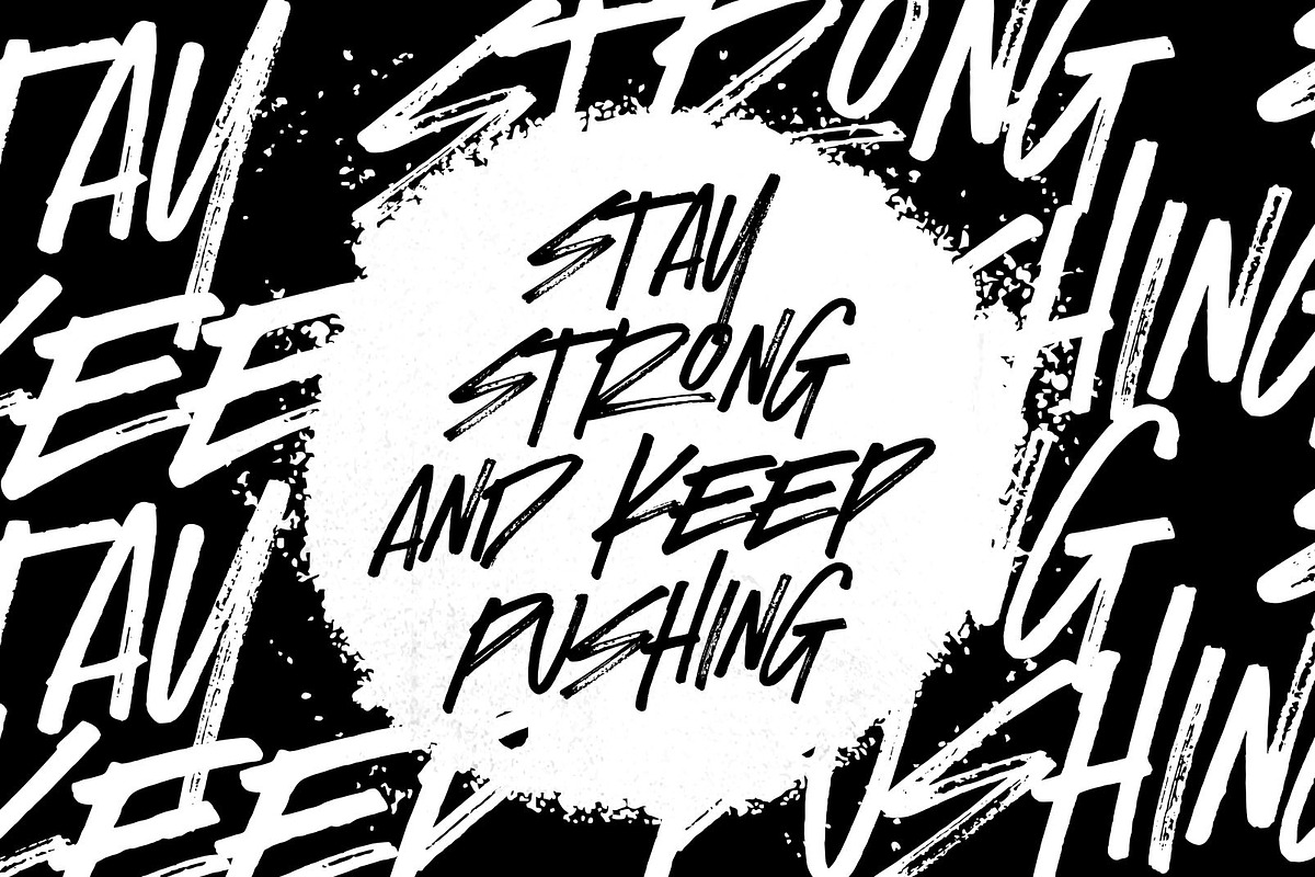 WAVE BLOCK - Marker Brush, a Blackletter Font by ErgibiStudio (Photo 4 of 9)