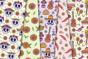 Day of the Dead Clipart and Patterns, an Object Illustration by Drafts n Doodles (Thumbnail 7 of 14)