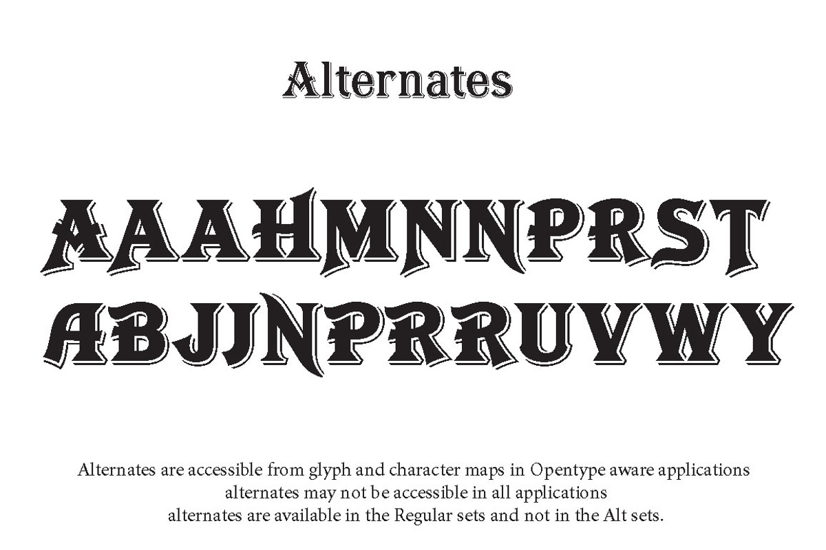Tavern Black, a Font by FontMesa (Photo 4 of 6)