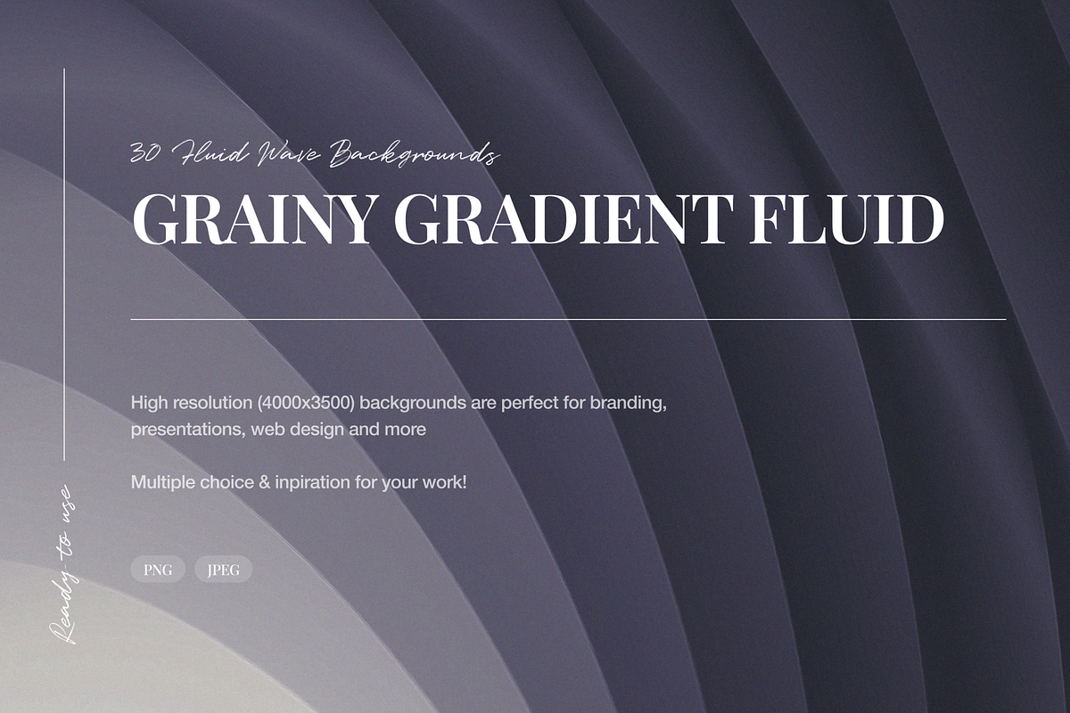 Grainy Gradient Fluid Backgrounds, a Background Graphic by Promo Graphics (Photo 1 of 6)