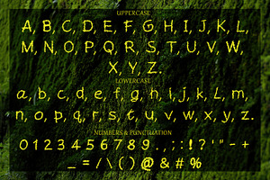 REFY - Moss Fuzzy Font