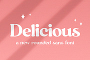 Delicious Sans Font, a Sans Serif Font by Salt & Pepper Designs (Thumbnail 1 of 8)
