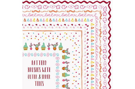 Vector Pattern Brushes preview 4