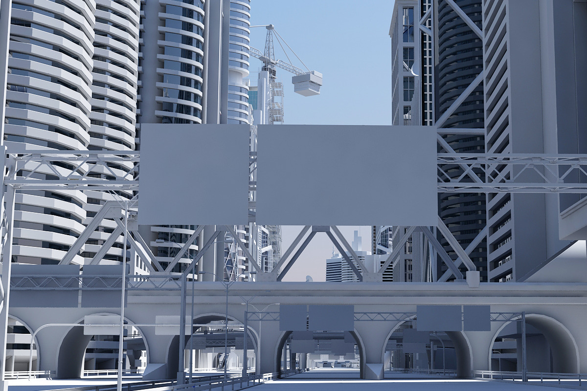 High Definition City 2012, an Architecture 3D Model by Giimann (Photo 9 of 14)