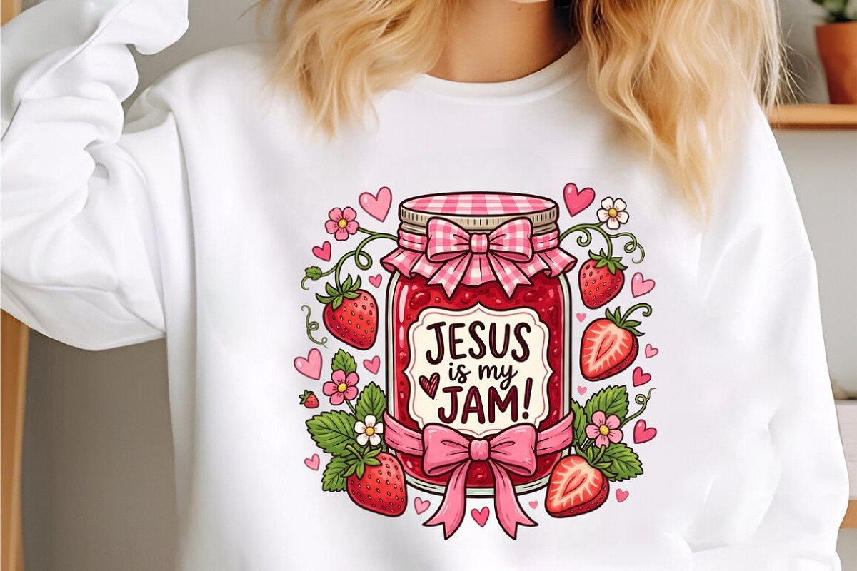 Jesus is My Jam PNG, Vintage Faith, a Seasonal Illustration by designcity5 (Photo 2 of 4)