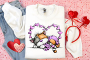 Watercolor Valentine Cat And Dog, an Illustration by Canvas Craft (Thumbnail 6 of 6)