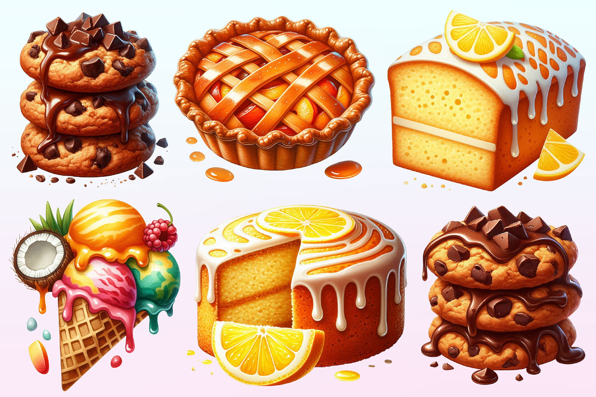 Summer Baking Clipart, a Graphic by CitraGraphics (Photo 2 of 4)