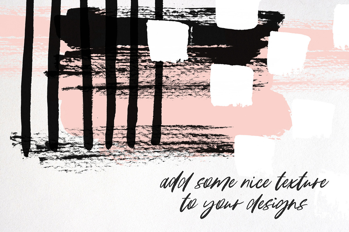 Paint Brush Strokes, Shapes & Dots, an Object Graphic by Ramona Schratt (Photo 3 of 6)
