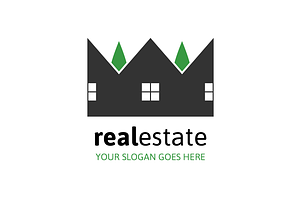 Real Estate Crown Logo