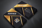Gold Angle Business Cards, a Business Card Template by Genereux Art (Thumbnail 4 of 4)