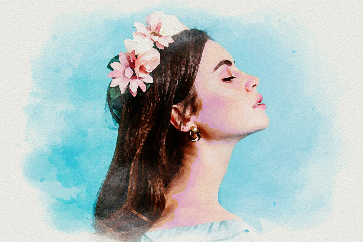 Realistic Soft Watercolor Effect, a Layer Style Add-On by liptouse (Photo 9 of 9)