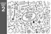 Big Vector Arrows and Dividers Set, a Decorative Illustration by Pingebat (Thumbnail 3 of 6)