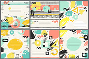 Ink brush pattern, card & shapes, a Pattern Graphic by Bosotochka♥Art (Thumbnail 6 of 11)