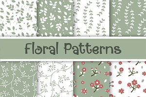 Watercolour Floral Patterns, an Arts & Entertainment Photo by AdriOP