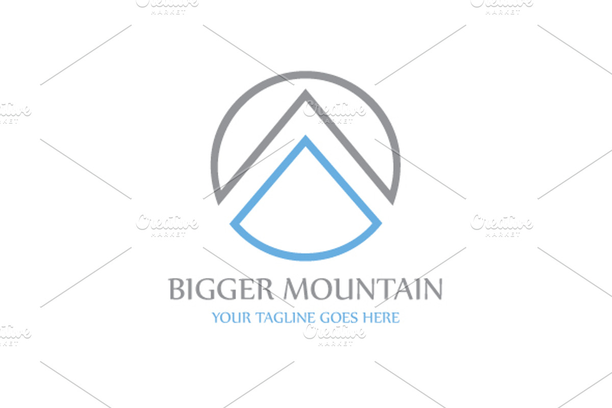 Bigger Mountain Logo, a Branding & Logo Template by MLJ studios (Photo 3 of 7)