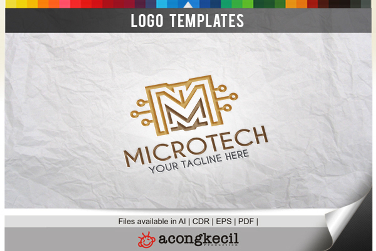 Microtech, a Branding & Logo Template by Acongraphic