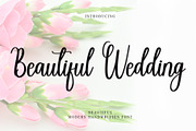 Beautiful Wedding, a Handwritten Font by FreshTypeINK (Thumbnail 1 of 6)