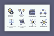 Bitcoin & Blockchain Icon Set, an Icon by Flat Icons (Thumbnail 3 of 5)