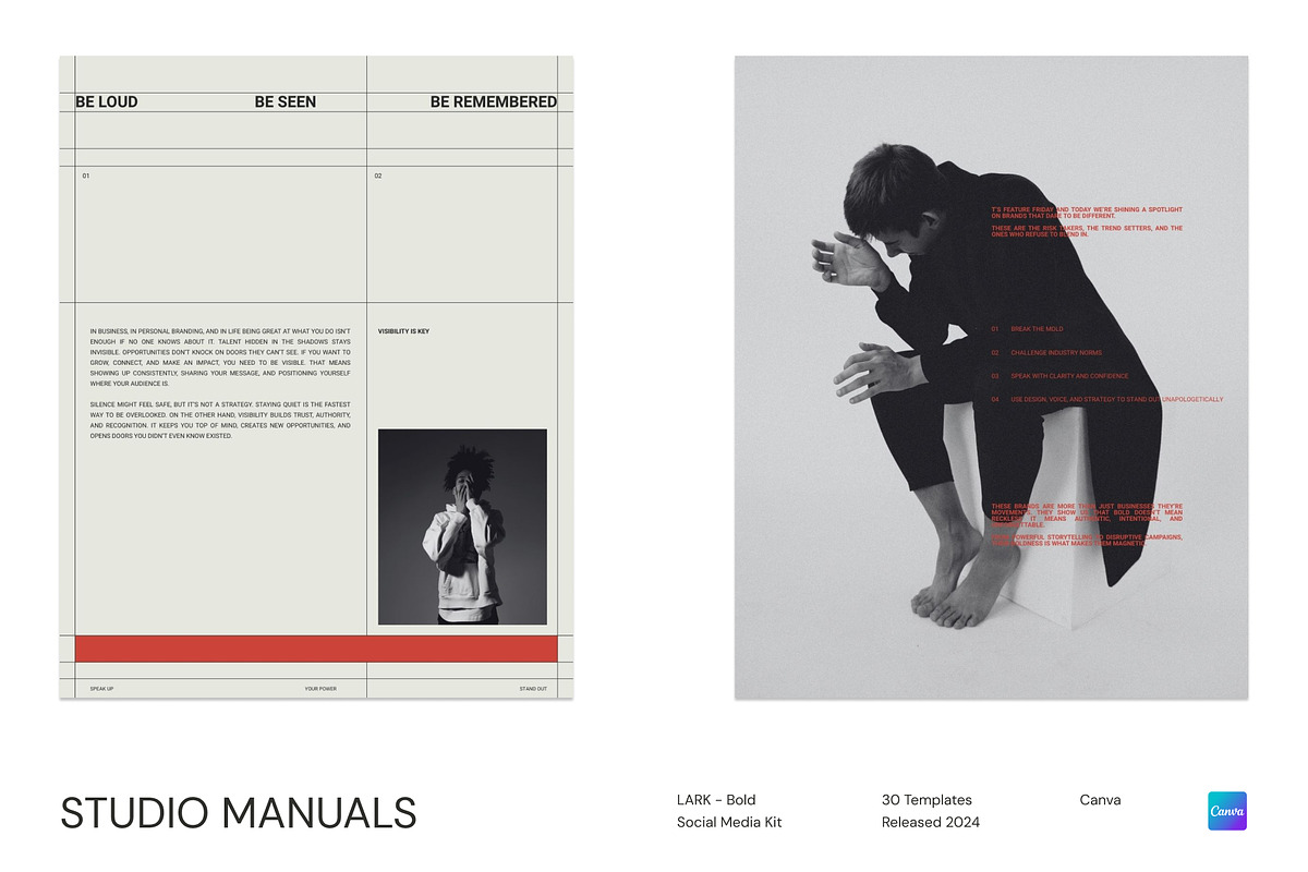 LARK - Bold Social Media Kit, a Social Media Template by Studio Manuals (Photo 5 of 8)