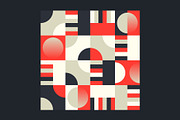 Geometric Squares Grid Pattern, a Pattern Graphic by Neo Geo (Thumbnail 2 of 6)
