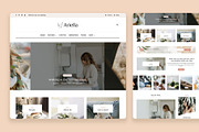 Ariella - Personal WordPress Blog, a WordPress Template by Creanncy (Thumbnail 1 of 6)