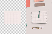 Marina Sticky Notes & Paper Clips, an Advertising Mockup by Custom Scene (Thumbnail 10 of 10)