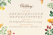 Charlebury Script Font, a Script Font by Salt & Pepper Designs (Thumbnail 6 of 9)