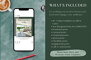 Villa Airbnb Instagram Templates, a Social Media Template by Kindelight (Thumbnail 2 of 4)
