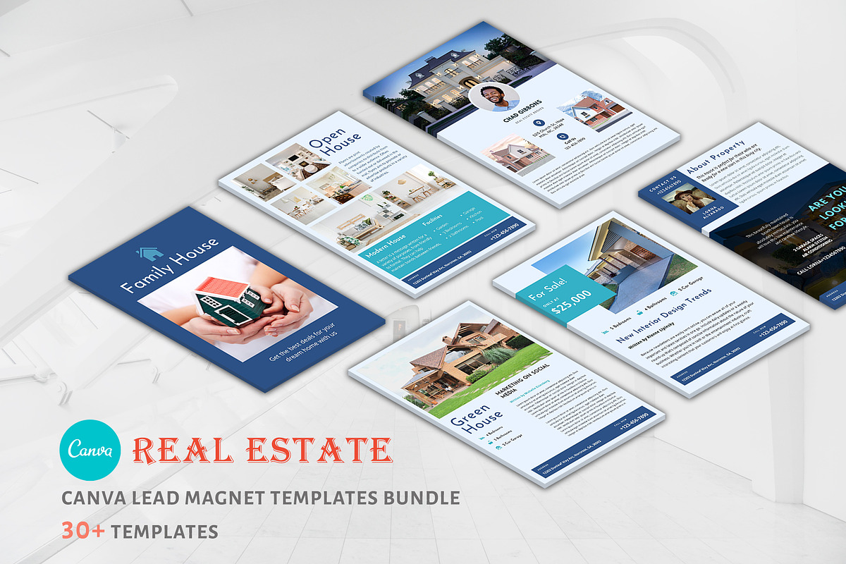 Real Estate Lead Magnet Canva Bundle, an Email Template by Pennyblack ...