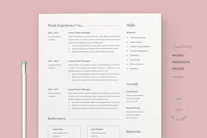 Professional Resume Template / Cv