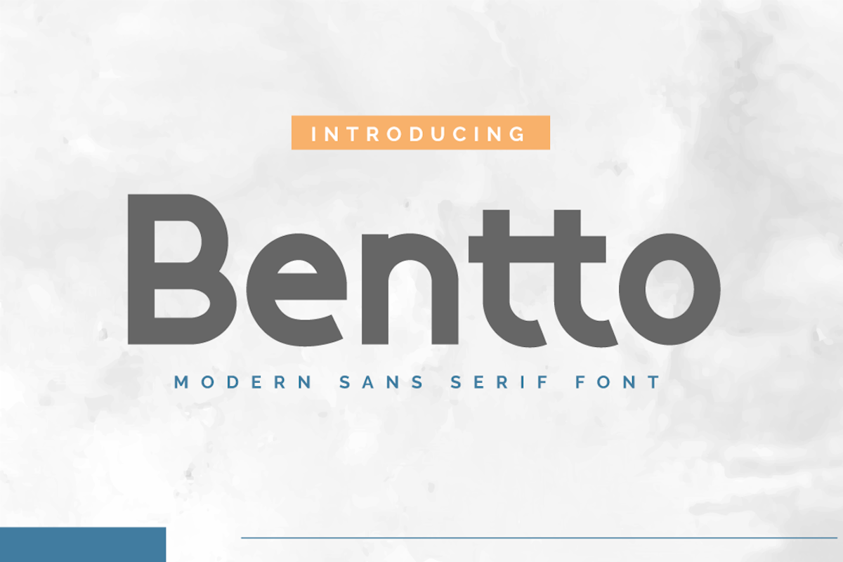 Bentto, a Sans Serif Font by twinstd (Photo 1 of 11)