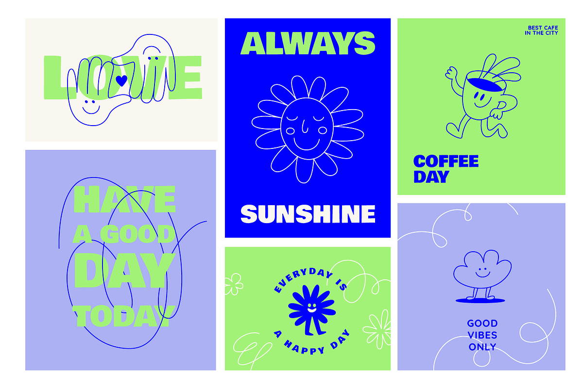 Cartoon characters, logos and icons, an Object Graphic by venimo (Photo 9 of 10)