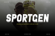 Sportgen - Gym Sport Display Font
