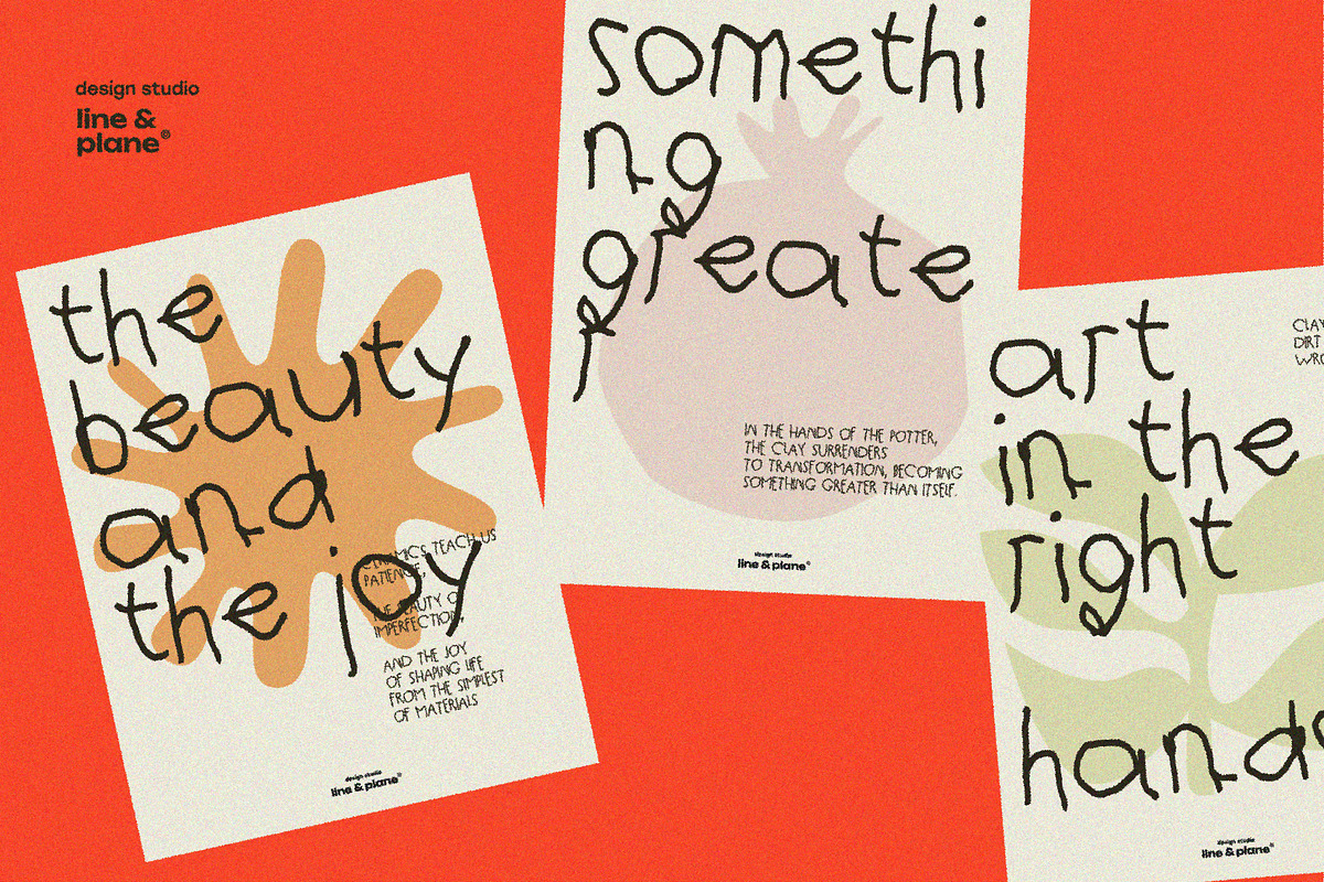 Mamamia Font - Latine & Cyrillic, a Handwritten Font by line & plane (Photo 9 of 10)