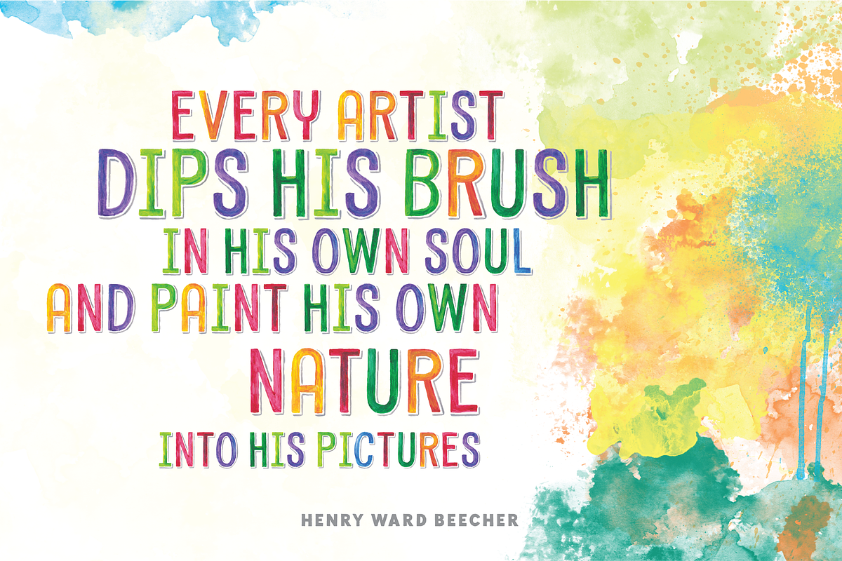 Revello SVG Hand-Painted Font Family preview 3