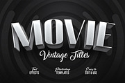 Vintage Movie Title Effects Bundle, a Design Template by Andrew Skoch Design (Thumbnail 9 of 14)