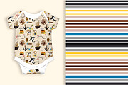 Kids Playful Seamless Patterns, a Pattern Graphic by Oksana Dovhopol Art (Thumbnail 8 of 14)