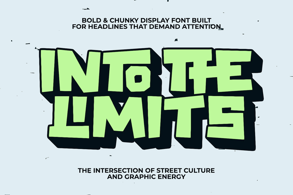 Loncat - Bold & Chunky Typeface, a Sans Serif Font by xyGraphic (Photo 2 of 9)